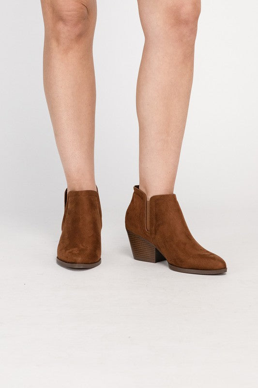 Strut In Style Suede Ankle Boots (2 Colors)