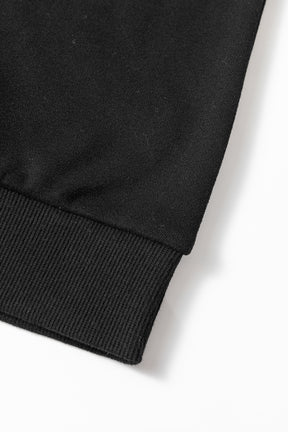 Match Made In Heaven Black Pullover and Short Set