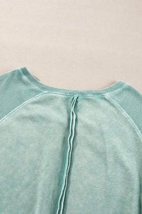 Secret Keeper Mineral Blue Sweatshirt Top