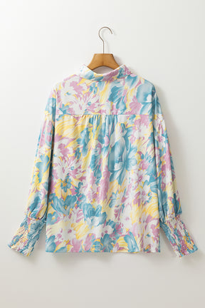 Chasing My Dreams Yellow Floral Print Top