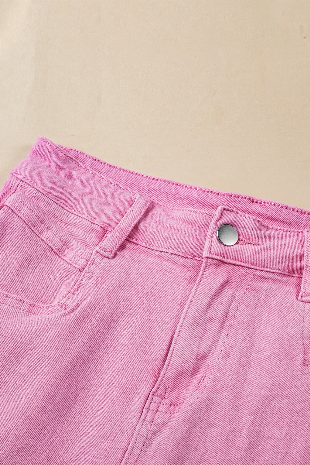 Pinky Love Mid Rise Denim Shorts