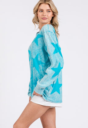 Looking For A Shooting Star Printed Top