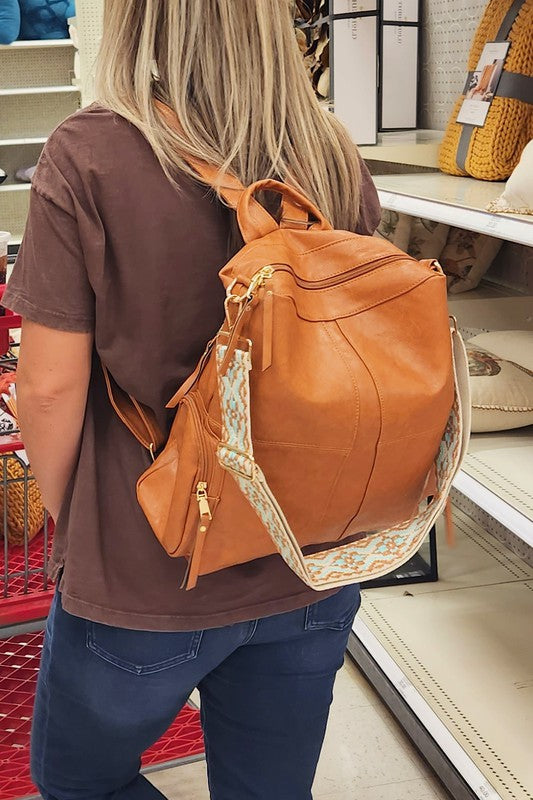 Bag The Style Vegan Leather Backpack (5 Colors)