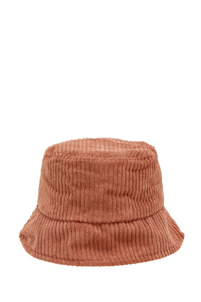 Rust Corduroy Bucket Hat - HAT1436RU