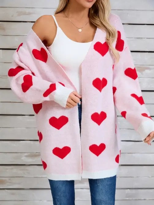 You're Worth Melting For Heart Cardigan (2 COLORS)