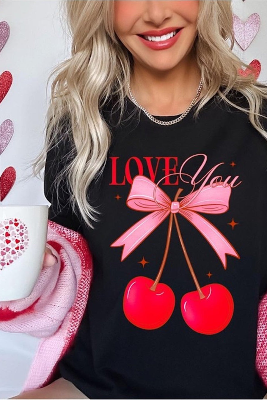 Love You Cherries Graphic Tee (19 Colors)