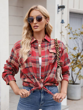 You Plaid It Multi Color Plaid Top (7 Colors)