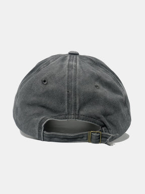 Embroidered Heart Washed Cotton Baseball Cap (6 Colors)