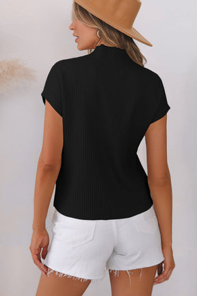 Embrace The Moment Black Sleeveless Sweater Top