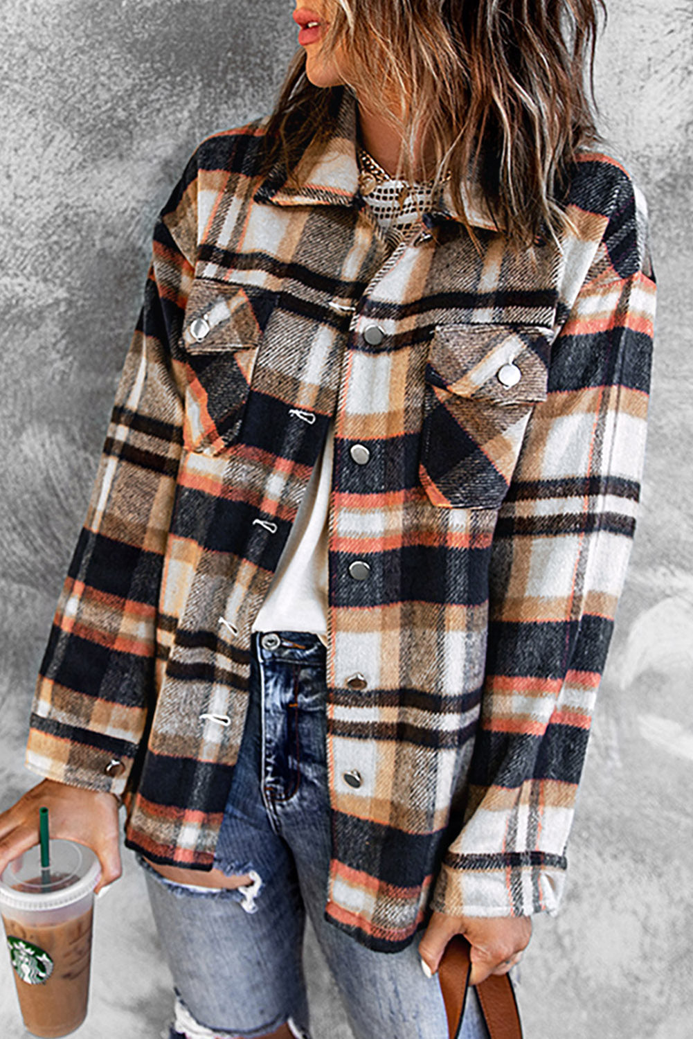 It's Open Season Plaid Shacket