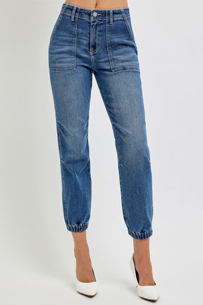 Audrey RISEN High Rise Ankle Jogger Jeans