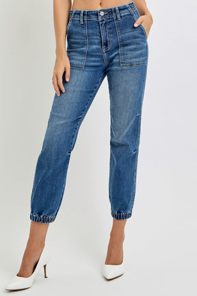 Audrey RISEN High Rise Ankle Jogger Jeans