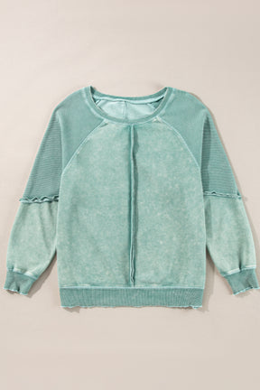 Secret Keeper Mineral Blue Sweatshirt Top