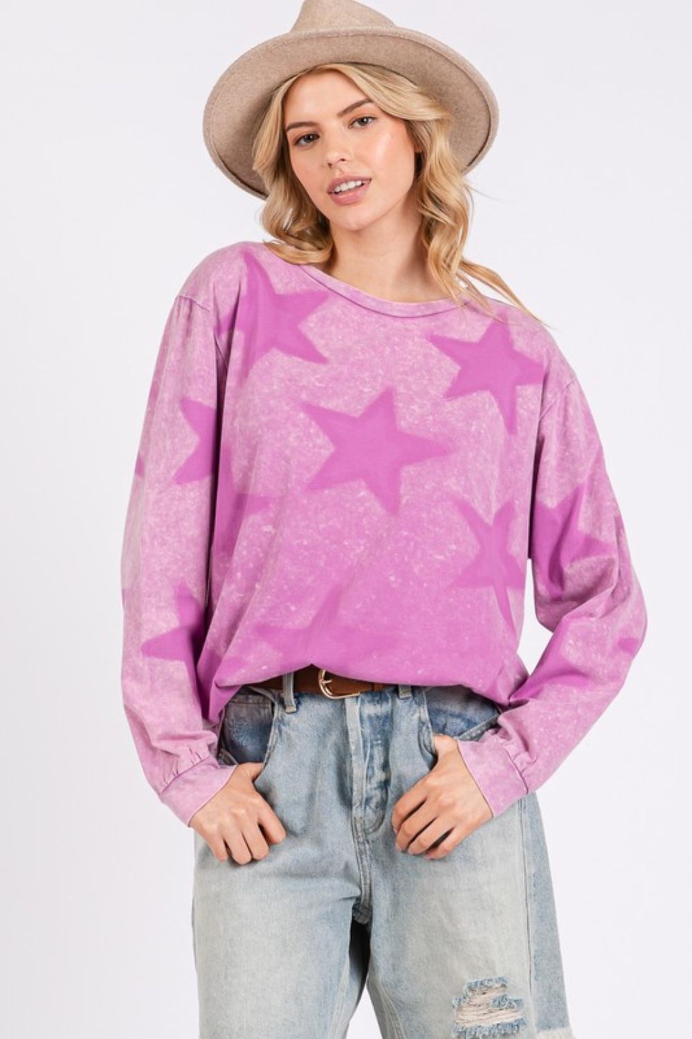 Looking For A Shooting Star Printed Top