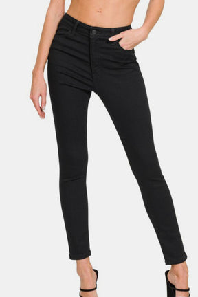 Zoe High Rise Skinny Jeans with Pockets