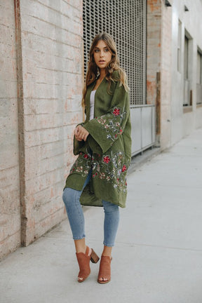 Floral Vibes Kimono Cardigan (7 Colors)