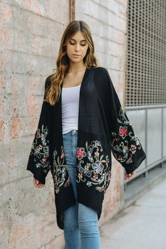 Floral Vibes Kimono Cardigan (7 Colors)