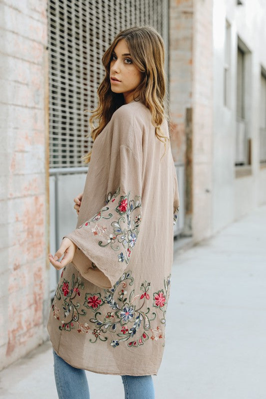 Floral Vibes Kimono Cardigan (7 Colors)