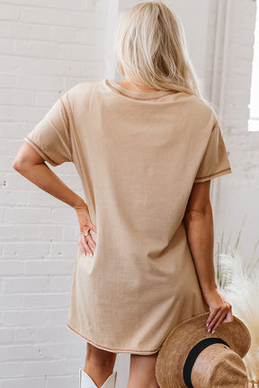 Superstar Status Mineral Wash T Shirt Dress