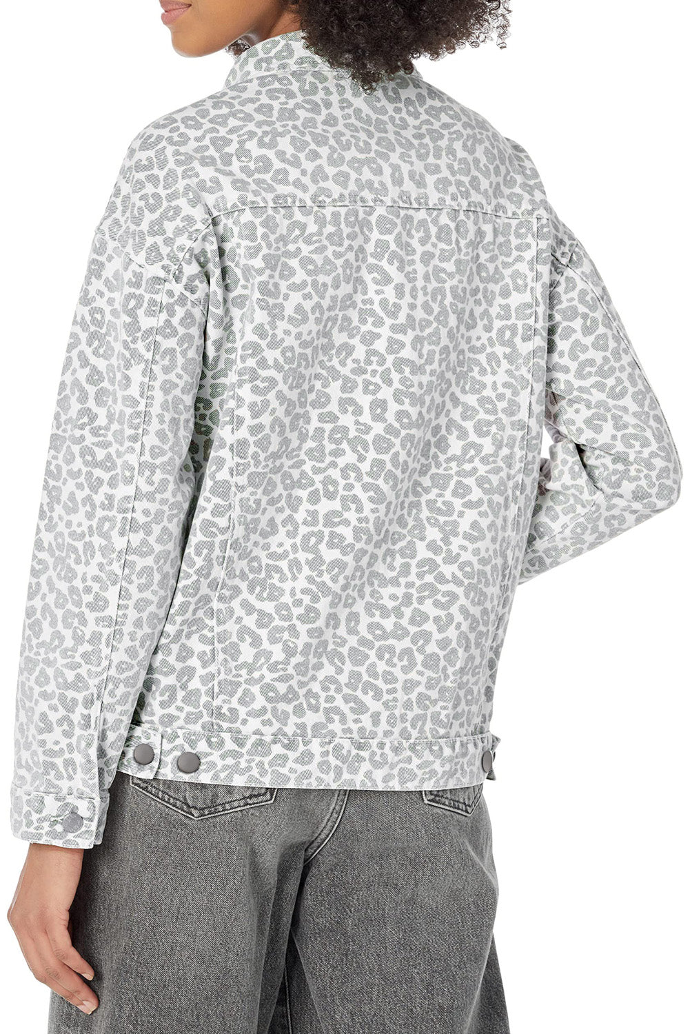 Spotted Fever Printed Flap Pocket Denim Jacket