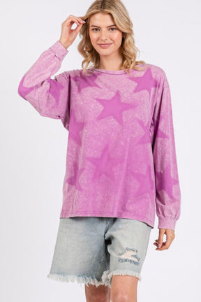 Looking For A Shooting Star Printed Top