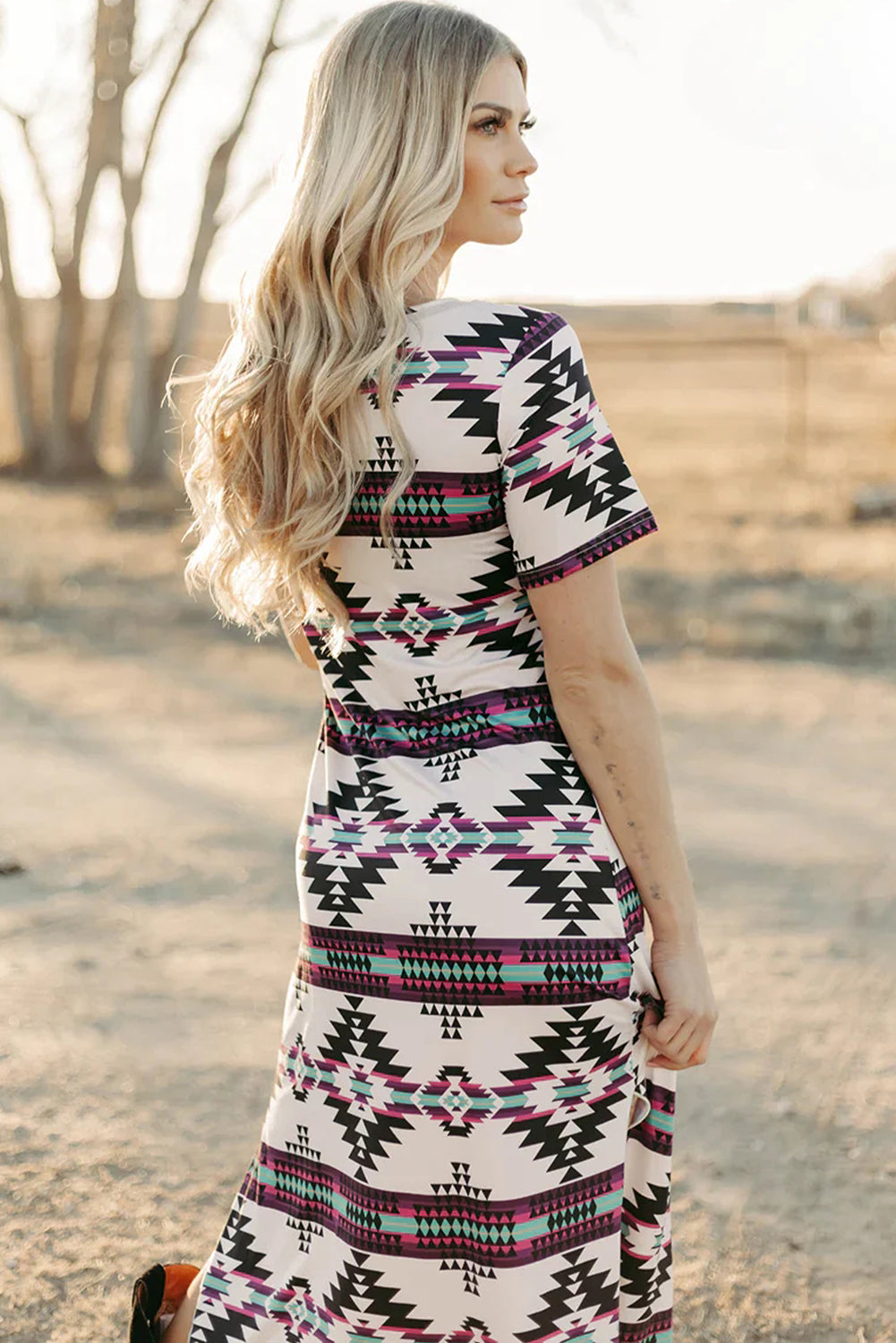 Aztec Dreams Printed Dress