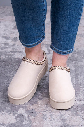 Stylish Comfort Beige Slip-On Clog - SHO2748BG