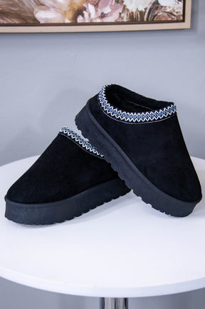 Stylish Comfort Black Slip-On Clog - SHO2749BK