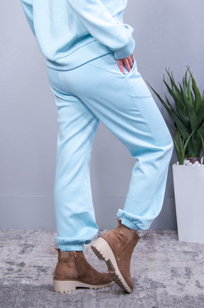 Travel Collection Hamptons Blue Solid Pants - PNT1757BL