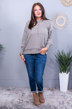 Daily Efforts Oatmeal Solid Top - T10702OA