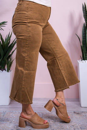 Harmony Camel Solid Jeans - K1189CA