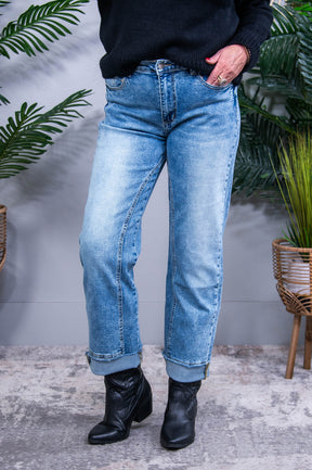 Eliza Medium Denim Jean - K1267DN