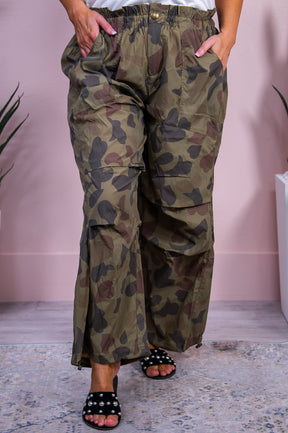 Ready For The Future Olive/Multi Color Camouflage Pants - PNT1660CA