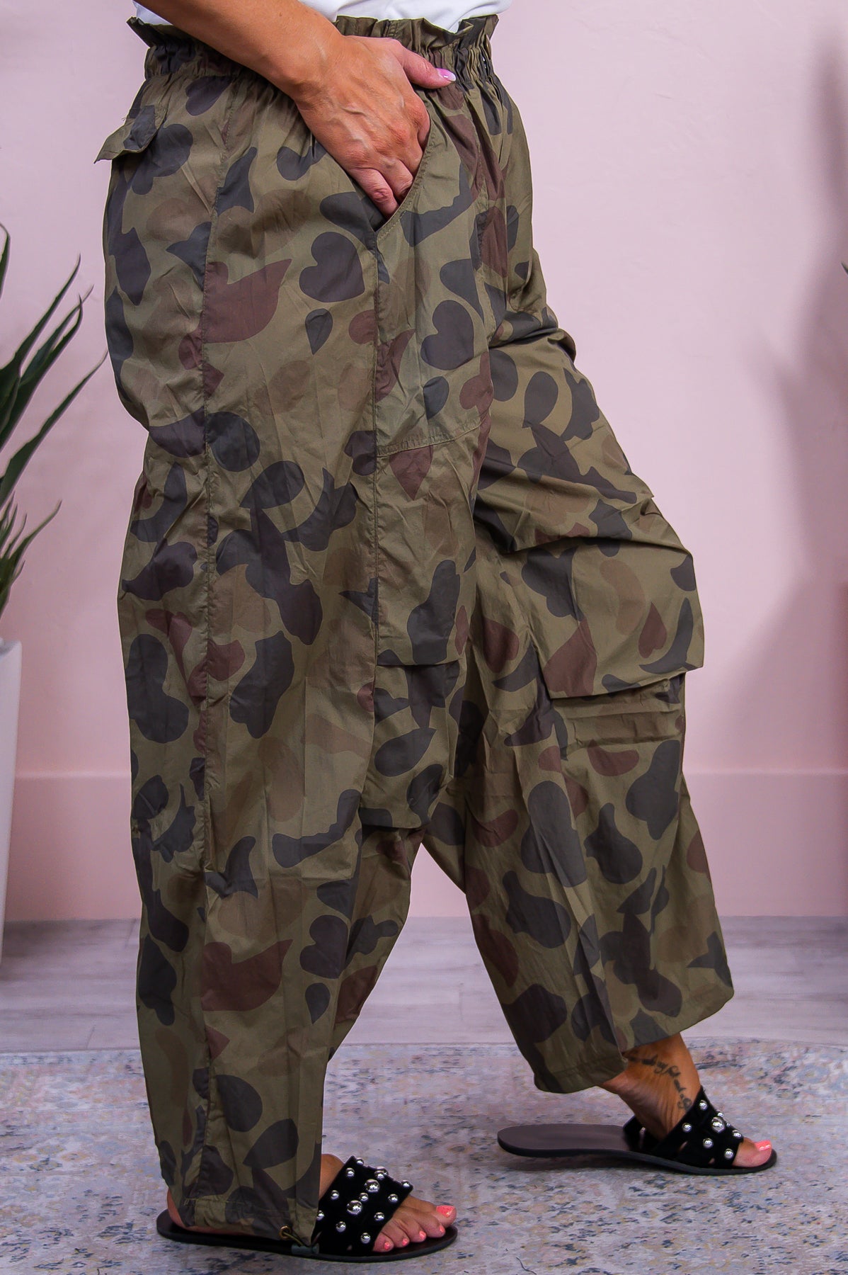 Ready For The Future Olive/Multi Color Camouflage Pants - PNT1660CA