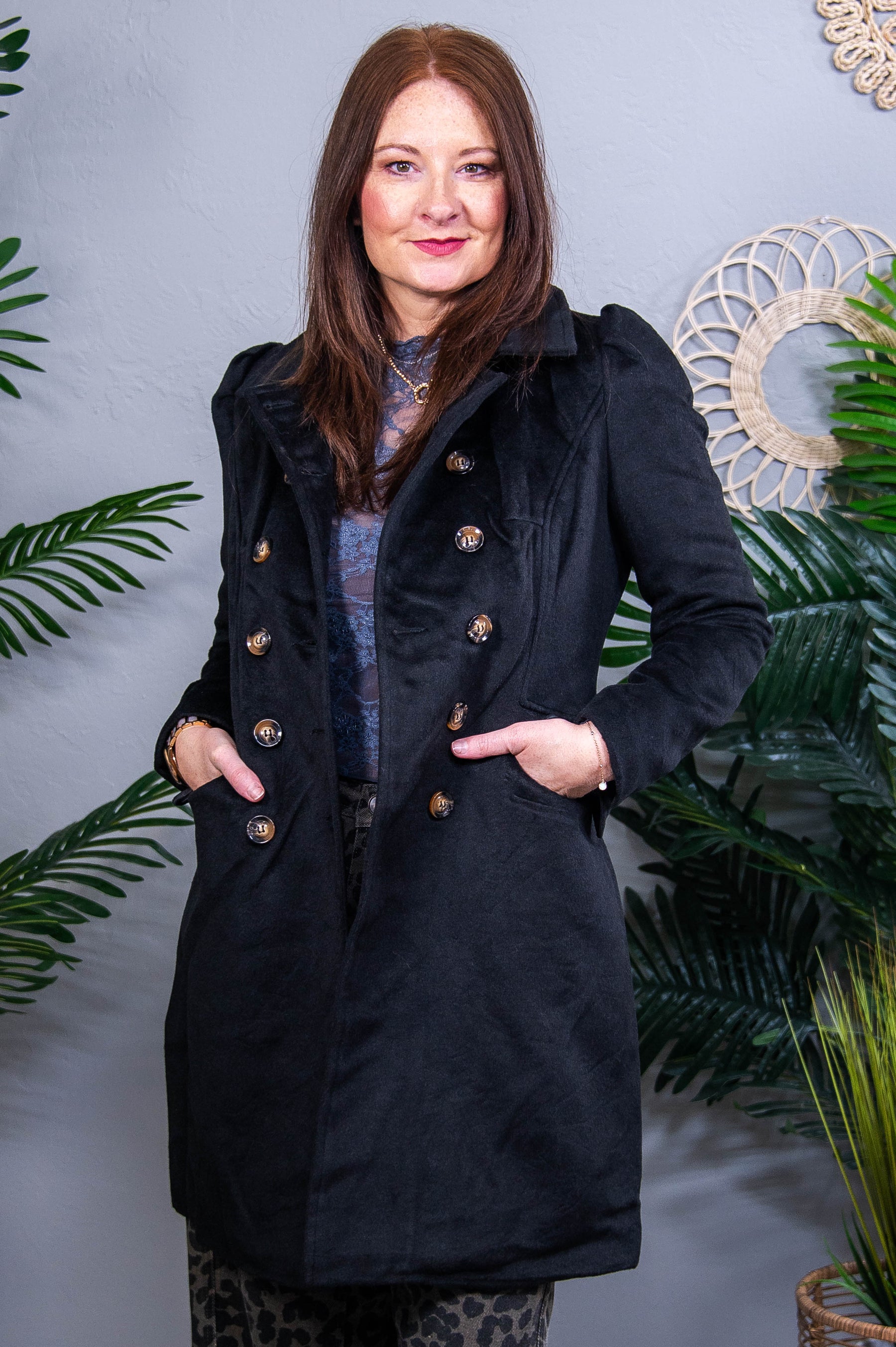 Colder Days Ahead Black Suede Jacket - O5693BK