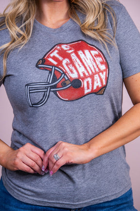 It's Game Time Premium Heather Gray Graphic Tee - A3510PHG