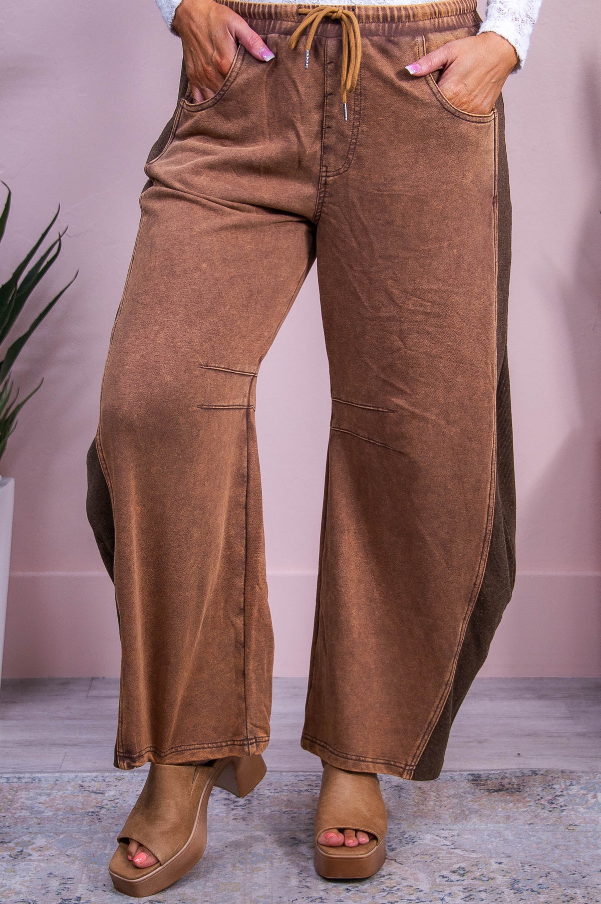 Chic Example Brown Pants - PNT1678BR