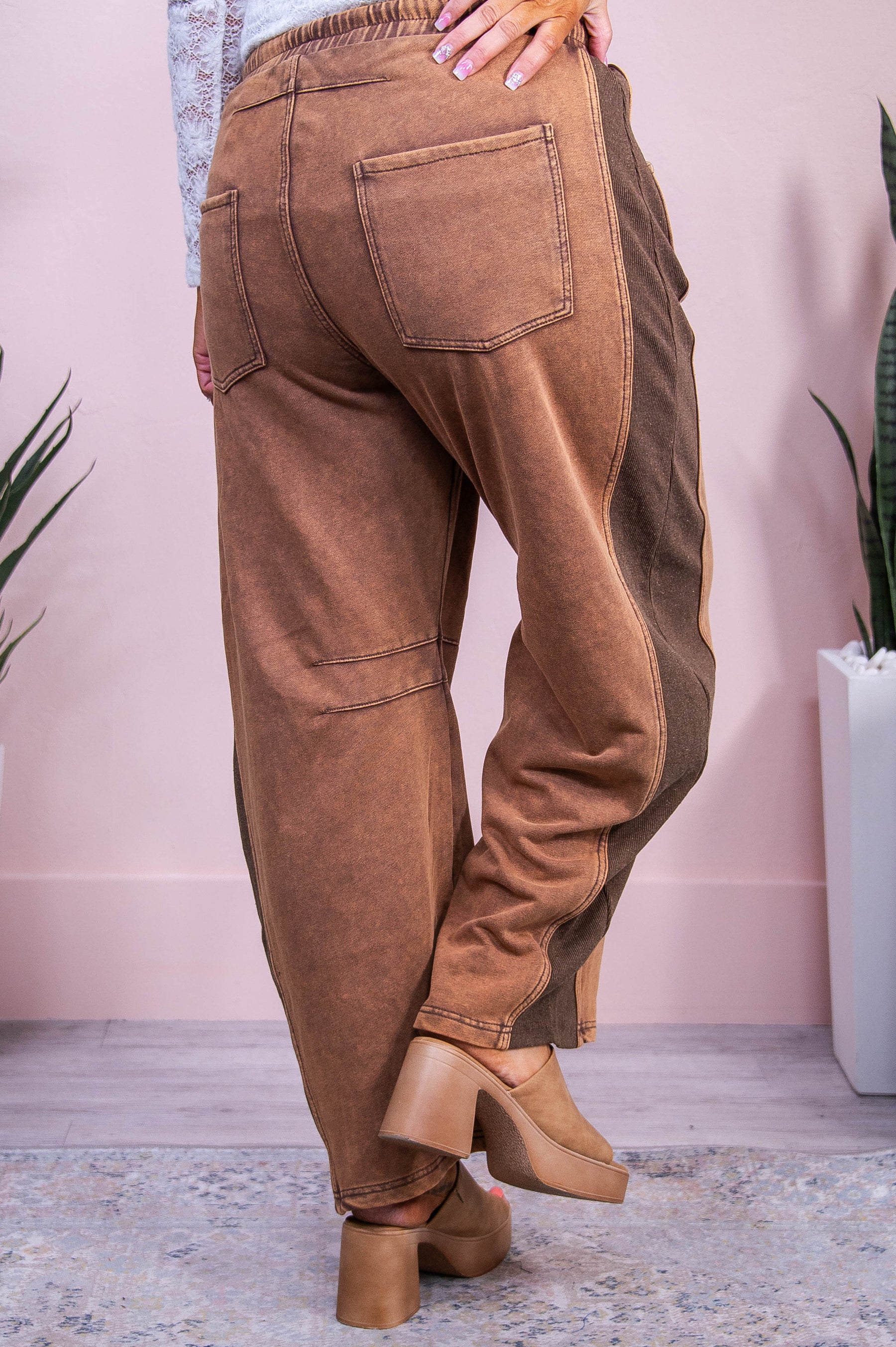 Chic Example Brown Pants - PNT1678BR