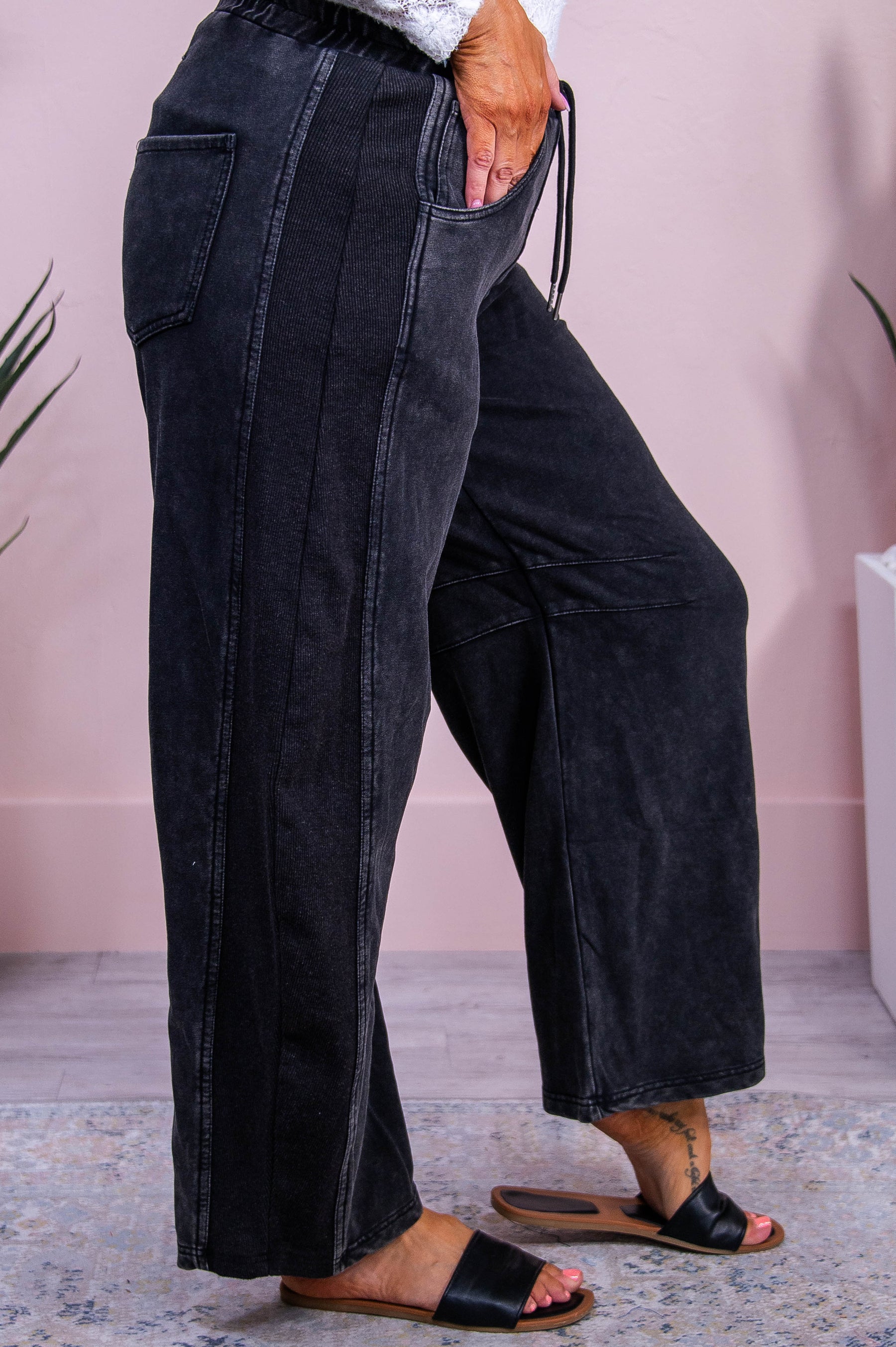 Chic Example Black Pants - PNT1679BK