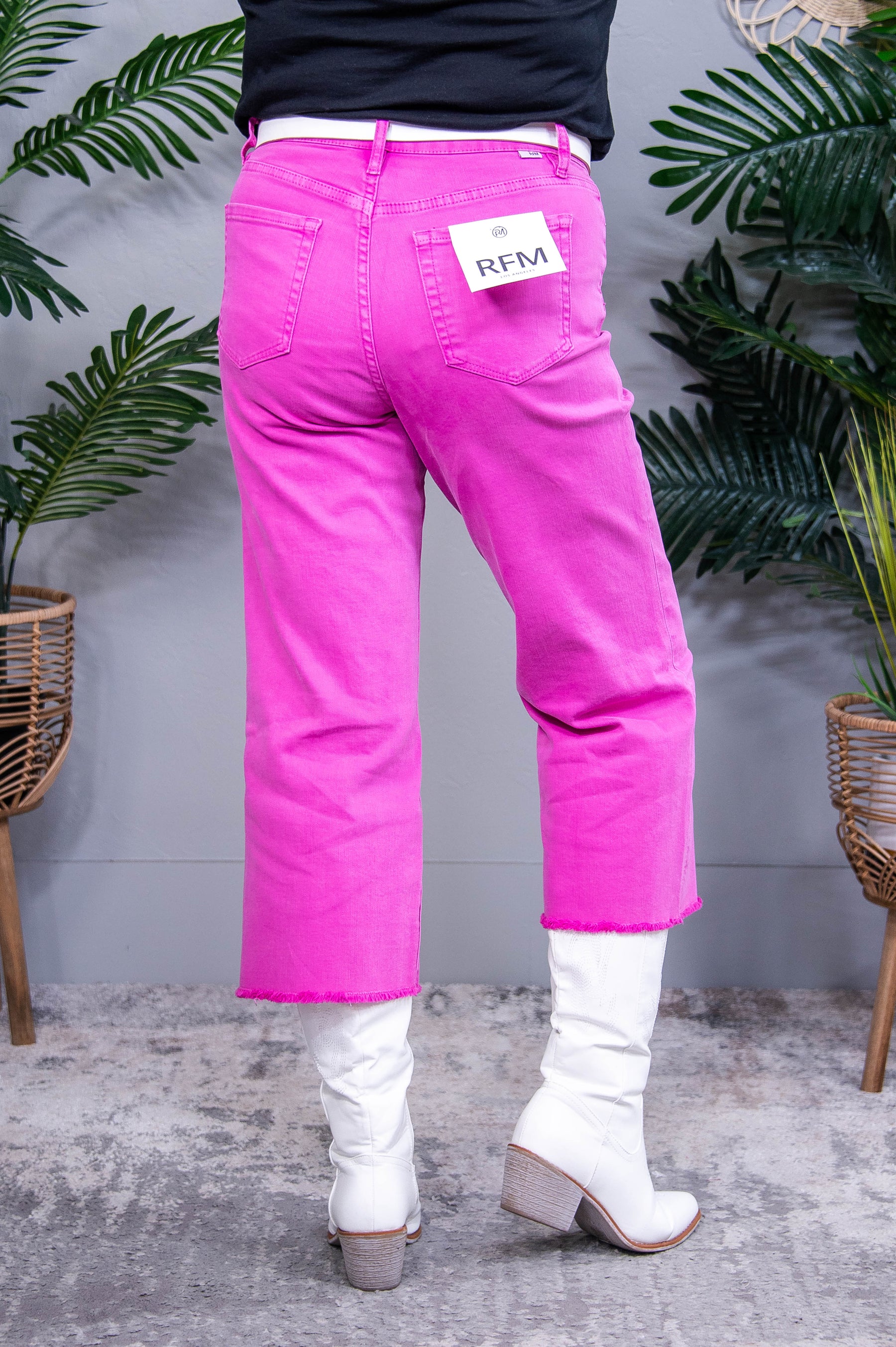 Elizabeth Pink Denim Jeans - K1286PK