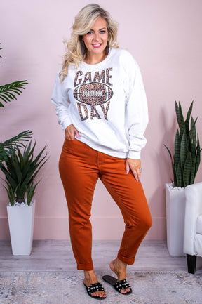 Ginger Pumpkin Solid Jeans - K1207PK