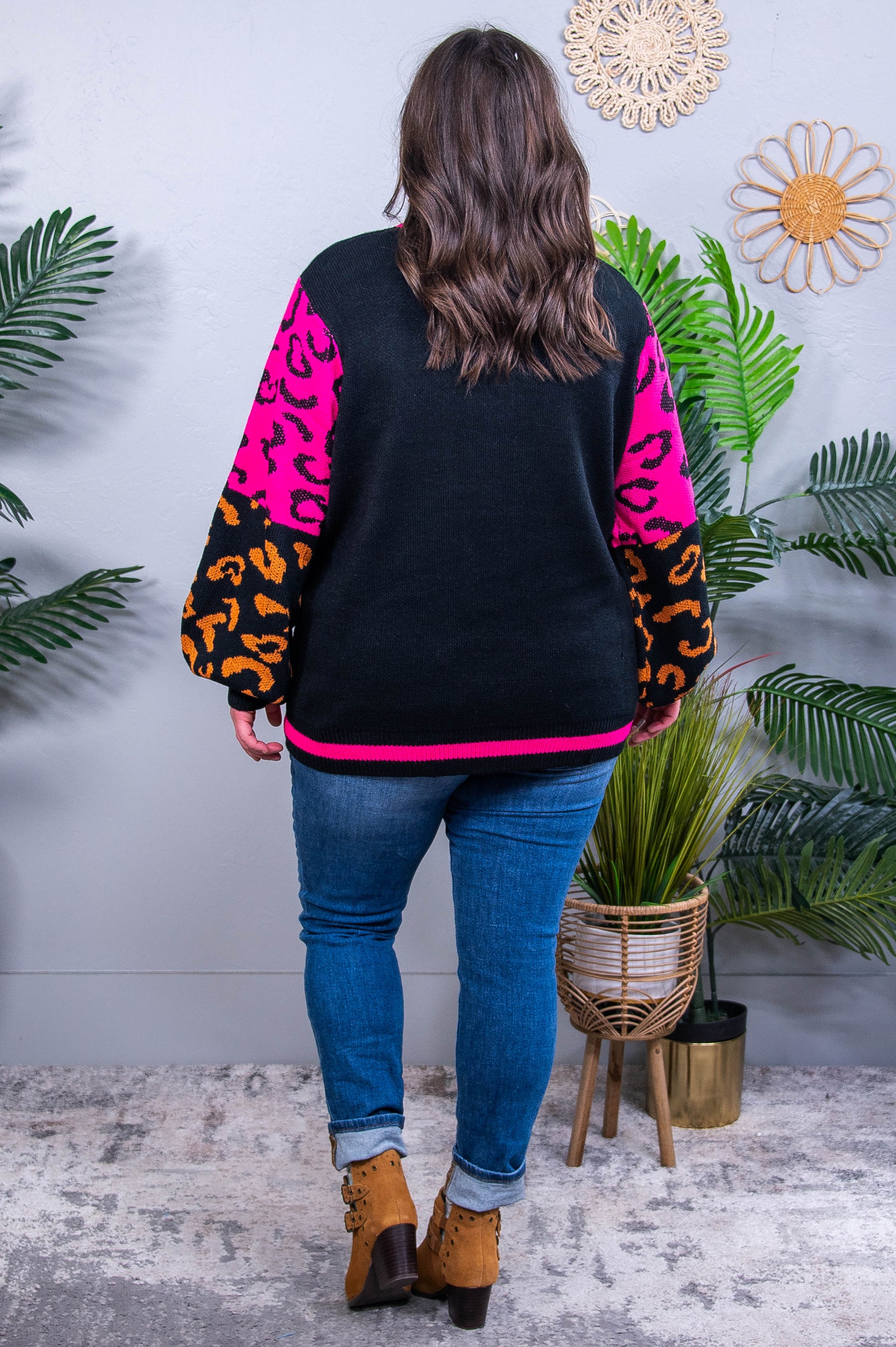 Wild About You Animal Print Sweater