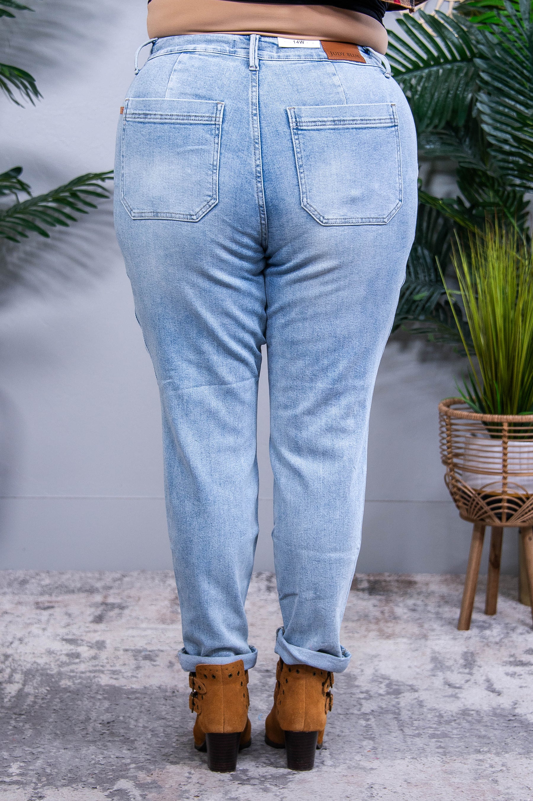 Cooper High Rise Vintage Denim Jogger