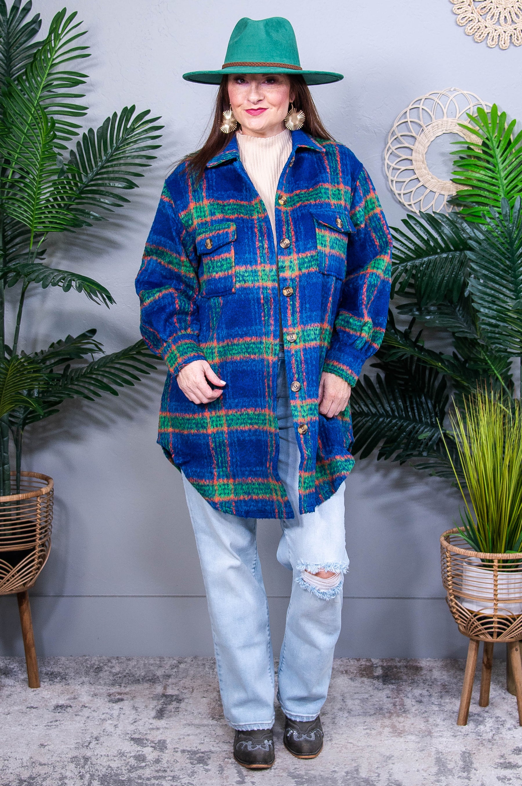 No Tears Plaid Coat