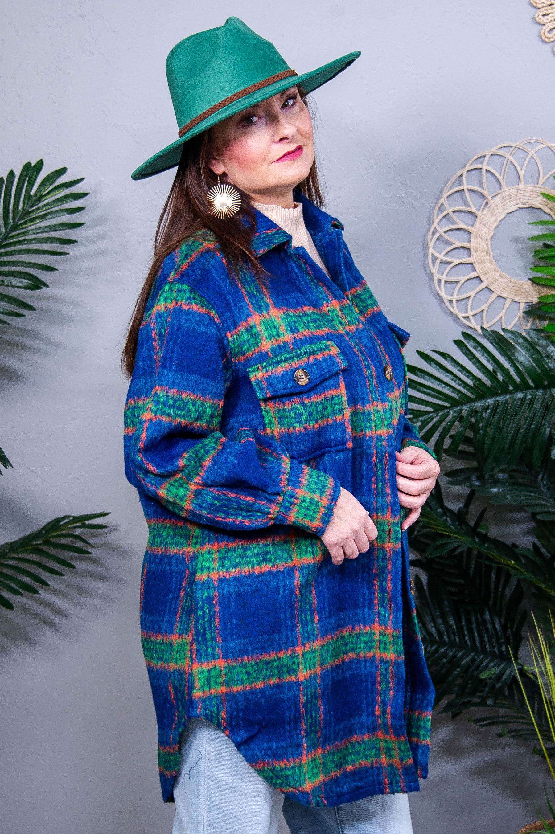 No Tears Plaid Coat