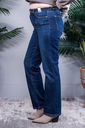 Alaina High Rise Classic Straight Jeans - K1288DN