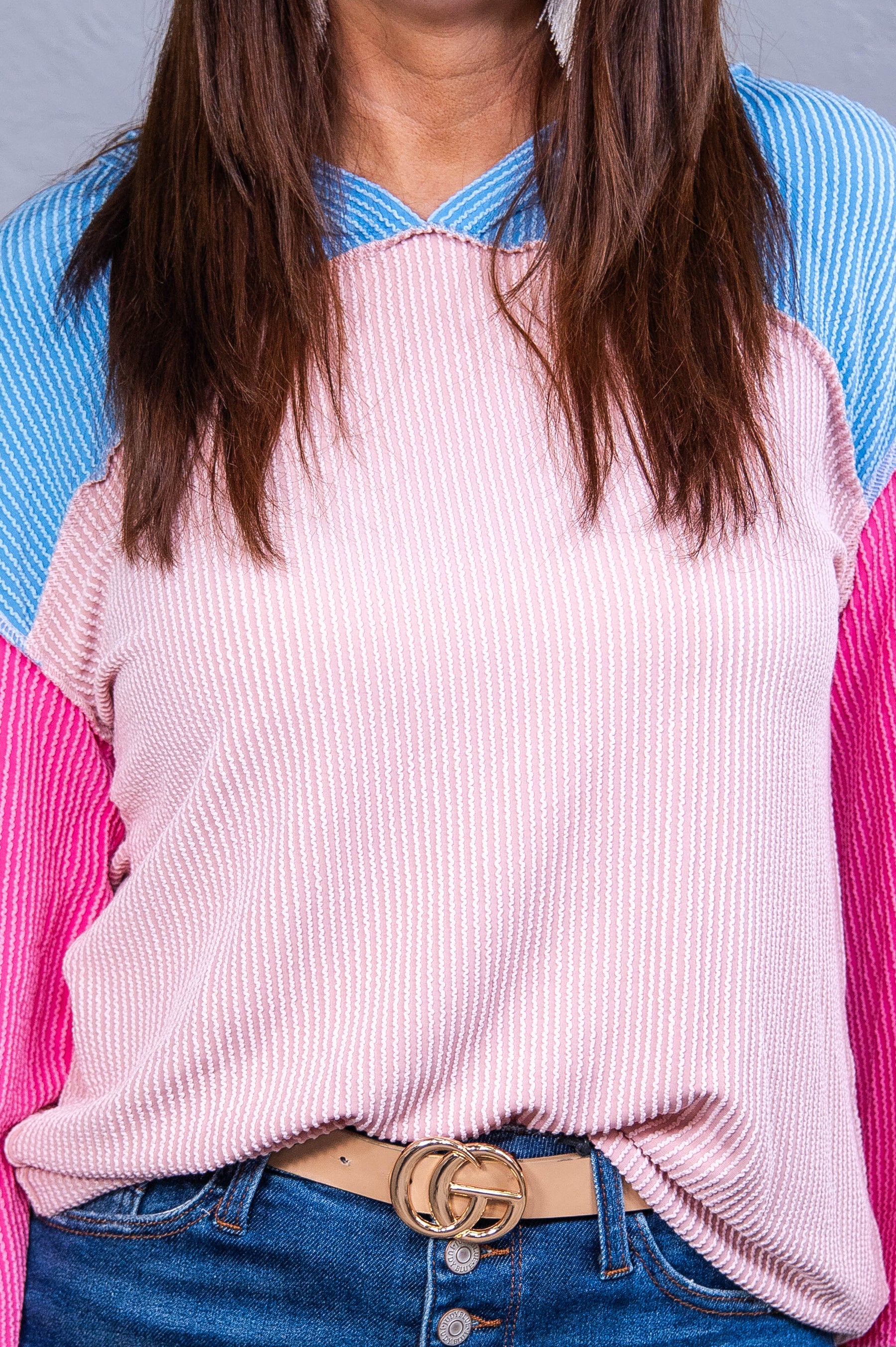 A-Tisket A-Tasket Color Block Pullover