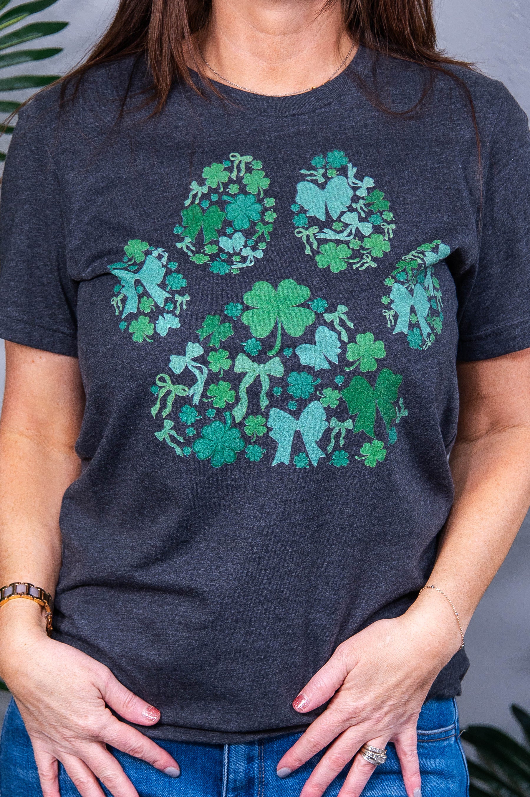 Irish For The Day Dark Heather Gray Graphic Tee - A3963DHG