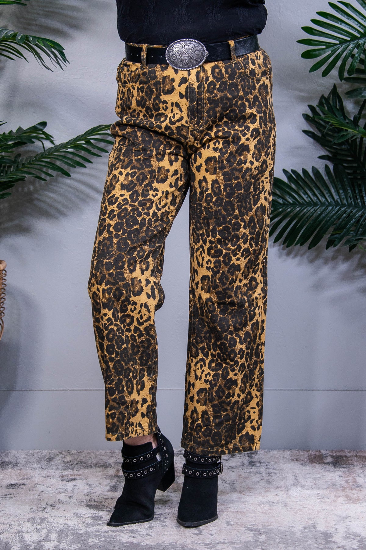 She's A Wild One Printed Jeans - K1297DN