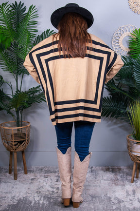 Catching Looks Striped Turtleneck Top - T10907TN